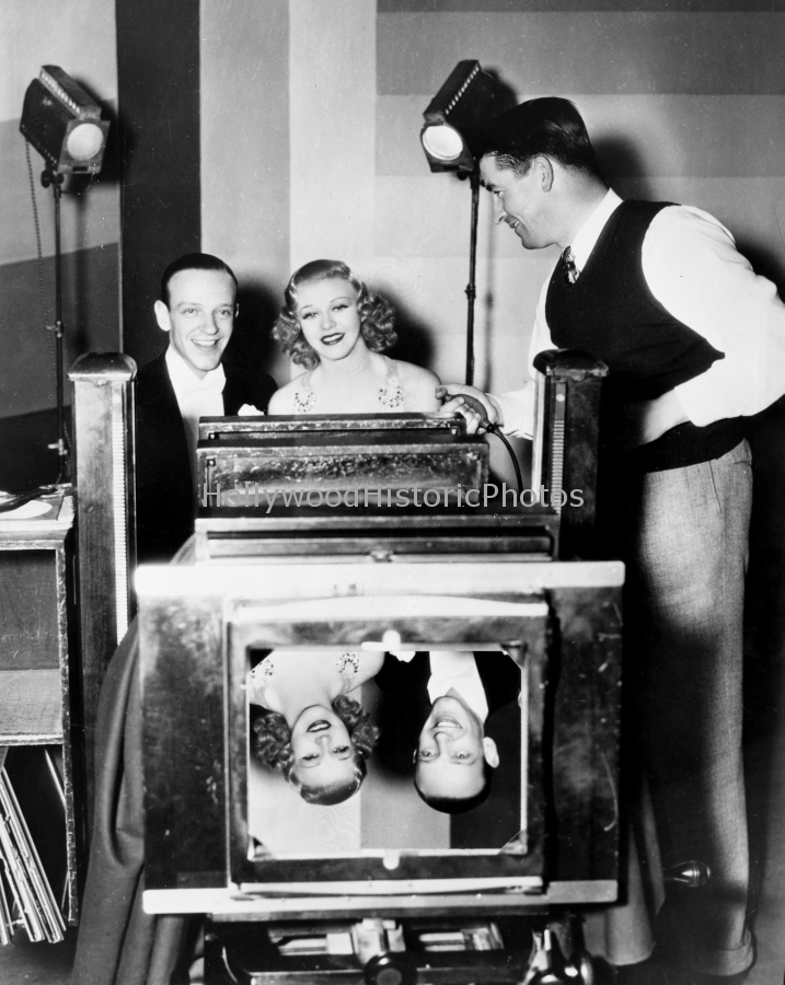 George Hurrell 1935 RKO Studios still photographer on set with Fred Astaire and Ginger Rogers.jpg